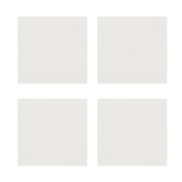 Jogo 4 Guardanapos Home Liso Branco - Ela Decora